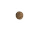 Gaea Ceramic Cream on Chocolate Organic Round 9-10x12-13mm