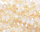 Antique Luster Opal Crystal Faceted Rondelle 4mm