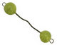 Jangles Ceramic Chartreuse Wavy Link 56-67x11-12mm