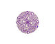 Lillypilly Purple Geometrics Anodized Aluminum Disc 19mm, 24 gauge