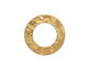 Brass Textured Ring 22mm
