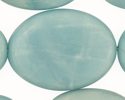 Amazonite Flat Oval 40x30mm