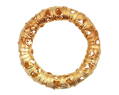 Brass Filigree Ring 40mm