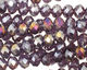 Twilight Peacock Crystal Faceted Rondelle 8mm