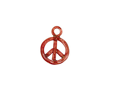 Patricia Healey Copper Peace Charm 13x18mm