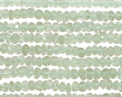 Prasiolite Faceted Rondelle 4-5mm
