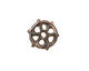 Green Girl Shibuichi Wagon Wheel Link 16mm