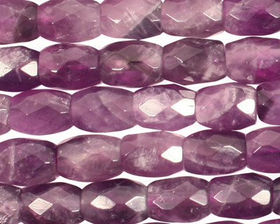 Dogtooth Amethyst Faceted Barrel 10x8mm