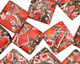 Ruby Mosaic Magnesite Diamond 22mm