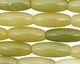 Olive Jade Rice 20-21x8mm