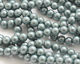 Slate Shell Pearl Round 4mm