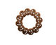 Stampt Antique Copper (plated) S-Wreath Filigree 21mm