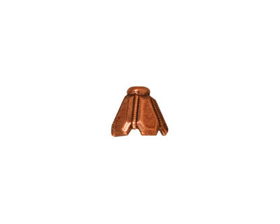 TierraCast Antique Copper (plated) Faceted Cone 8x9mm