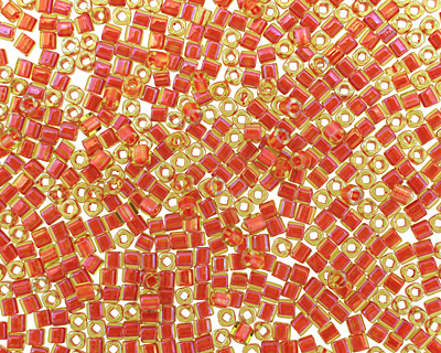 TOHO Jonquil (with Hyacinth Lining) Cube 1.5mm Seed Bead