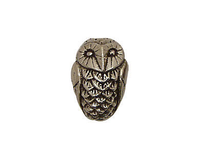 Green Girl Pewter Bubo Owl 19x13mm