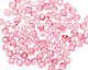 Czech Glass Crystal/Pink Round 4mm