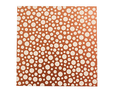 Lillypilly Bronze Scattered Dots Anodized Aluminum Sheet 3