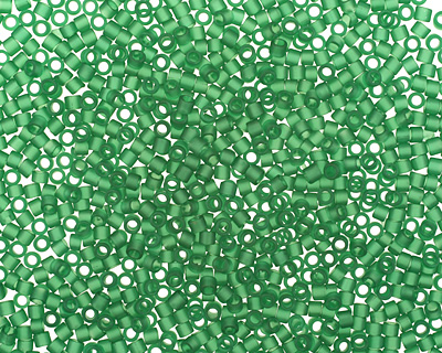 TOHO Transparent Frosted Grass Green Treasure #1 Seed Bead