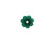 Matte Emerald Lucite Daisy 3x10mm