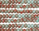 Czech Glass America Fire Polished Rondelle 4x5mm