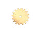 Brass Closed Gear 19mm