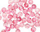 Czech Glass Crystal/Pink Round 6mm