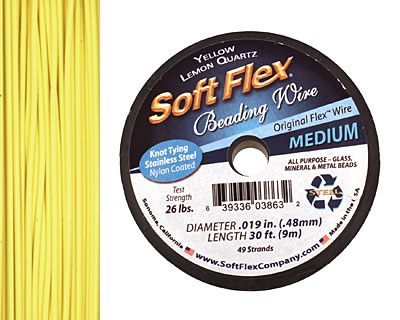 Soft Flex Yellow Lemon Quartz .019