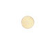 Lillypilly Gold Scrolling Daisy Anodized Aluminum Disc 11mm, 22 gauge