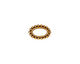 TierraCast Antique Gold (plated) Beaded Oval 12x8mm