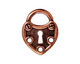 TierraCast Antique Copper (plated) Lock Link 19x25mm