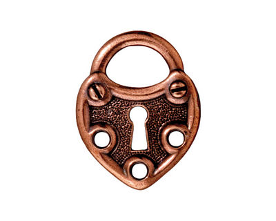 TierraCast Antique Copper (plated) Lock Link 19x25mm