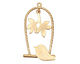Ezel Findings Gold (plated) Perched Bird Pendant 18x32mm