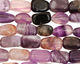 Rainbow Fluorite Tumbled Nugget 10-12x7-8mm