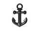 TierraCast Gunmetal Anchor Pendant 18x28mm