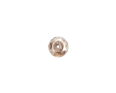 Nunn Design Antique Silver (plated) Faceted Rondelle 5x8mm