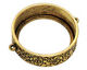 Nunn Design Antique Gold (plated) Grande Circle Open Bezel Link 42x35mm