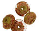 Sea Shore Glass Olive Grove Boro Lampwork Glass 10-13x18-21mm