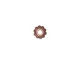 TierraCast Antique Copper (plated) Large Hole Beaded Bead Cap 3x7mm