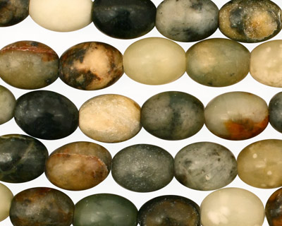 Antique Soocho Jade Rice 10x8mm