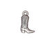 TierraCast Antique Silver (plated) Western Boot Charm 12x18mm