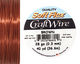 Soft Flex Brown Craft Wire 28 gauge, 40 yards