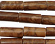 Marbled Coffee Jasper Barrel 20x9mm