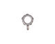 TierraCast Antique Silver (plated) .25 ID Legend Bail 3x13mm