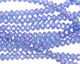 Light Sapphire AB Crystal Faceted Rondelle 4mm