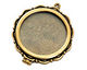 Nunn Design Antique Gold (plated) Large Scallop Locket 40mm