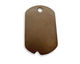 Vintaj Natural Brass Dog Tag Altered Blank 20x32mm