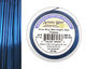 Artistic Wire Silver Plated Silver Blue 18 gauge, 20 feet