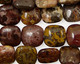 Tiger Jasper Puff Square 12mm
