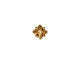 TierraCast Antique Gold (plated) Leaf Bead Cap 8mm