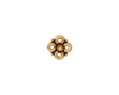 TierraCast Antique Gold (plated) Cloverleaf Link 8mm